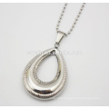 Trendy Waterdrop Necklace & Earring Set Stainless Steel Jewelry Set